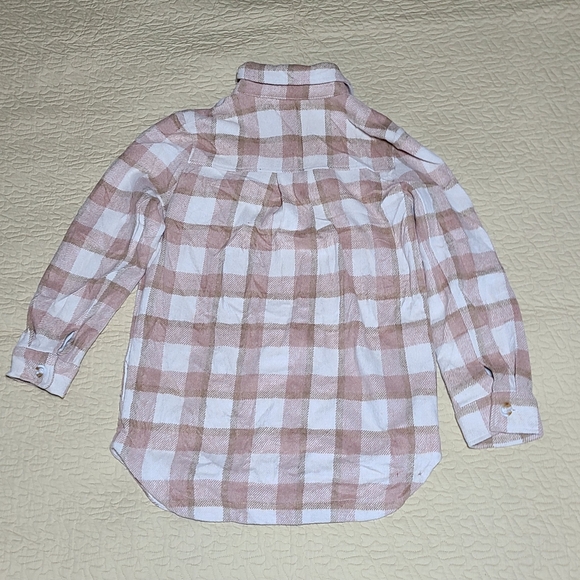 Ellison flannel plaid shacket lightweight jacket size S - Picture 7 of 9